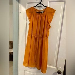 H&M mustard dress. Size 6